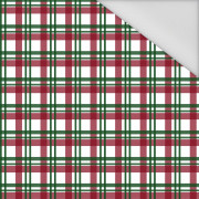 CHECK PAT. 1 / red - Waterproof woven fabric