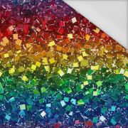 HOLOGRAPHIC RAINBOW wz. 2 - Waterproof woven fabric