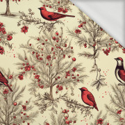 Vintage Christmas wz.10 - looped knit fabric