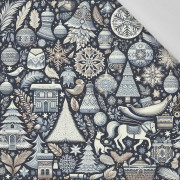 Vintage Christmas wz.25 - Cotton woven fabric