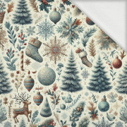 Vintage Christmas wz.26 - looped knit fabric