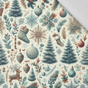 Vintage Christmas wz.26 - Cotton woven fabric