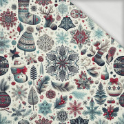 Vintage Christmas wz.30 - looped knit fabric