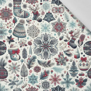Vintage Christmas wz.30 - Cotton woven fabric