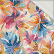 WATERCOLOR FLOWERS wz.8 - looped knit fabric