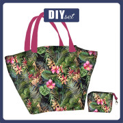 XL bag with in-bag pouch 2 in 1 - WILD JUNGLE wz.2 - sewing set