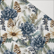WINTER FLOWERS WZ.10 - Hydrophobic brushed knit
