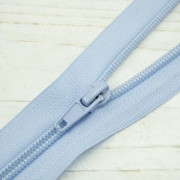 Coil zipper 50cm Open-end - baby blue