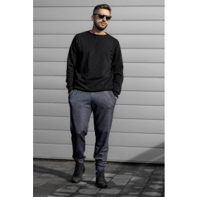 MEN'S JOGGERS (GREG) - MELANGE NAVY - sewing set