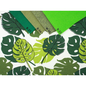 50cm TROPIC LEAVES - single jersey TE210