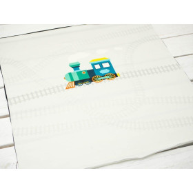 LOCOMOTIVE / blue - panel single jersey TE210