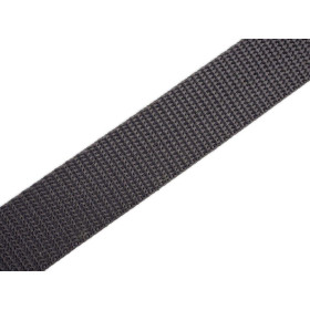 Webbing tape -  dark grey / Choice of sizes