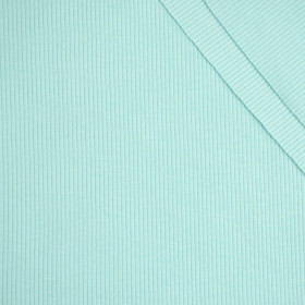 D-180 AQUA - Ribbed knit fabric