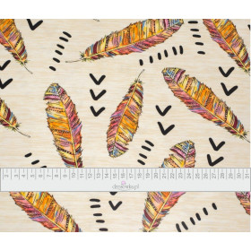 WILD ONE FEATHERS - Viscose jersey WE210