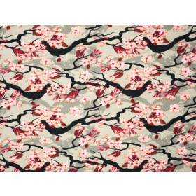 CHERRY BLOSSOM - single jersey with elastane TE210