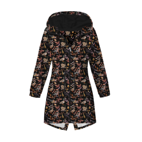 BIRDS PAT. 2 / BLACK (COLORFUL AUTUMN)