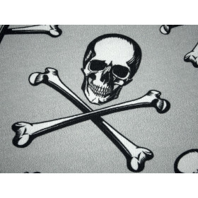 Skulls and bones - single jersey with elastane TE210
