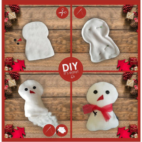 Winterbag + paper pattern for Christmas decorations 