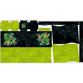 XL bag with in-bag pouch 2 in 1 - TROPICAL BOUQUET PAT. 1 - sewing set