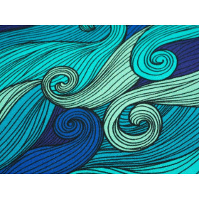 WAVES - Viscose jersey WE210