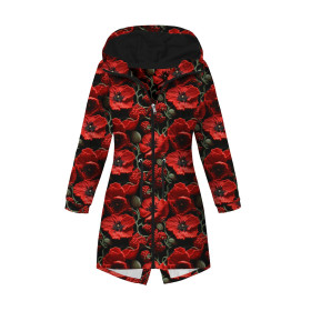 FLOWERS 3D PAT. 7 - looped knit fabric with elastane ITY