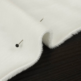 COMICS (black-white) - brushed knit fabric with teddy / alpine fleece