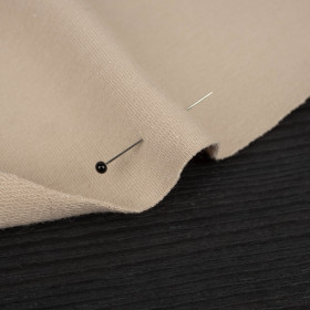 MEHNDI BLACK  / beige - looped knit fabric