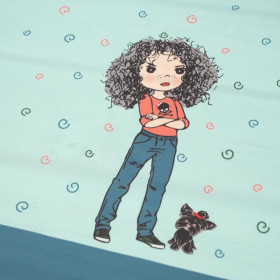 I’M NOT SWEET - panel Waterproof woven fabric EN