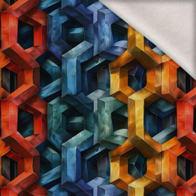 ABSTRACTION WZ.37 - brushed knitwear with elastane ITY