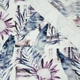 WATERCOLOR LEAVES 2.0 - looped knit 