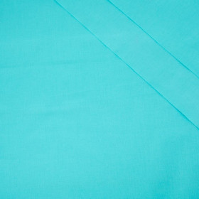 TURQUOISE - Cotton woven fabric
