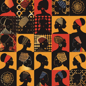 AROUND THE WORLD wz.1 - Woven Fabric for tablecloths