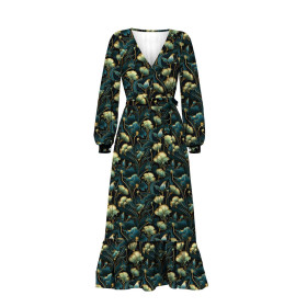 AUTUMN FLOWERS WZ.10 - Hydrophobic brushed knit