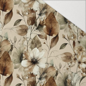 AUTUMN FLOWERS wz.22 - Hydrophobic brushed knit