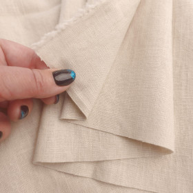 Ramie with Cotton - BEIGE
