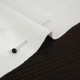 ICE PAT. 2 / black - white - Woven fabric for bermuda shorts - swim trunks