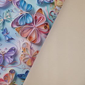 BEIGE (46 cm x 50 cm) - matte leatherette