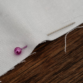 WHITE STARS / vinage look jeans (purple) - Cotton drill