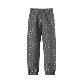 CHILDREN'S SOFTSHELL TROUSERS (YETI) - WHITE TRACES / grey (MAGICAL CHRISTMAS FOREST)