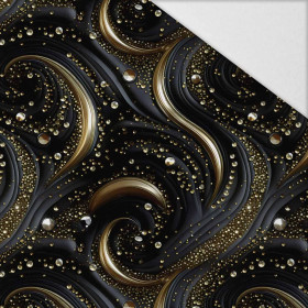 BLACK & GOLD GLAMOUR wz. 10 - Hydrophobic brushed knit