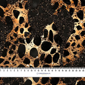 BLACK & GOLD GLAMOUR wz. 2 - Hydrophobic brushed knit