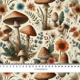 BOTANICAL FOREST wz.1 - Woven Fabric for tablecloths