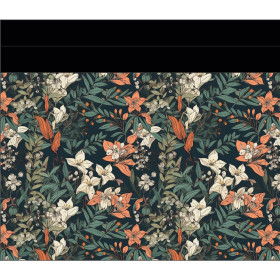 SHOPPER BAG - Botanical garden wz.4 - Waterproof woven fabric - sewing set