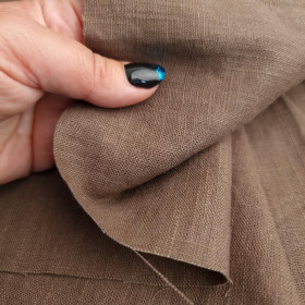 Ramie with Cotton - BROWN