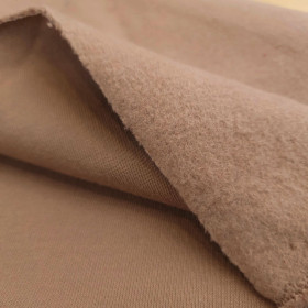 Thick brushed sweatshirt D300 - CAMEL (D-212)