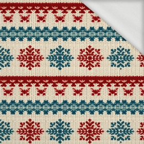 CHRISTMAS SWEATER wz.7 - looped knit fabric