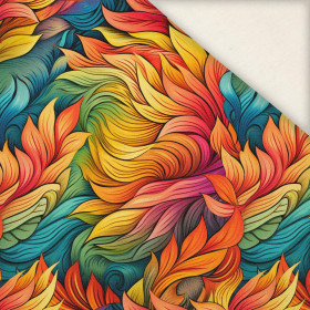 COLORFUL LEAVES pat. 4 - Linen 100%