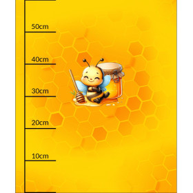 ANIMALS CUTE wz.4 - panel (60cm x 50cm)  Cotton muslin