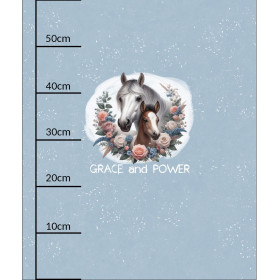 ANIMALS CUTE wz.9 - panel (60cm x 50cm) brushed knitwear with elastane ITY
