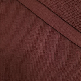 Exclusive Sweater-Knit Sweatshirt Fabric "Margot" - CHOCOLATE (D-245)
